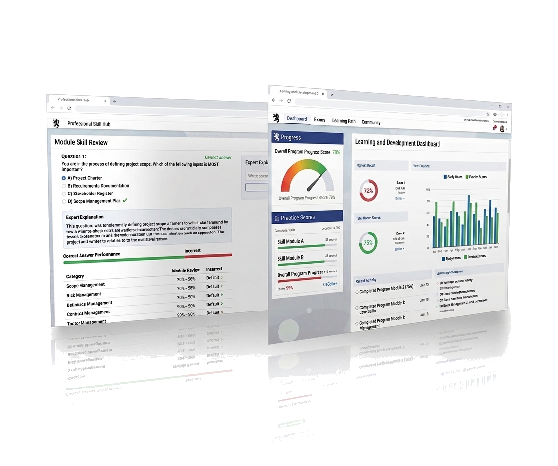 Thai SEC Exam progress dashboard preview